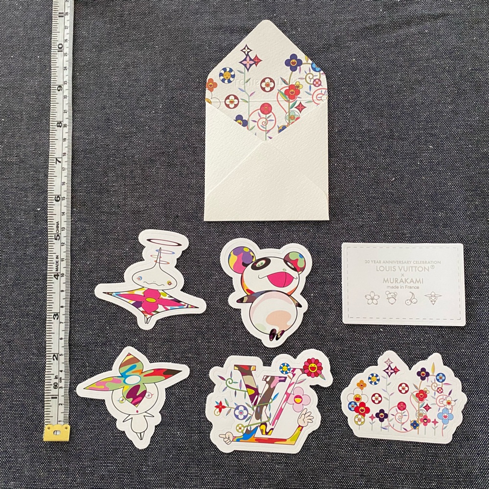 Louis Vuitton Murakami Stickers Set with Envelope - Picture 2 of 3